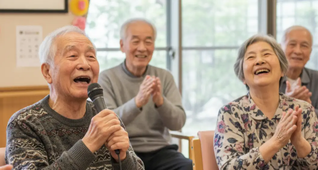 昔の歌を歌って思い出を共有する時間 | イメージ画像